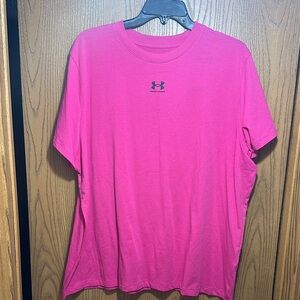 Under Armour Women's Bright Pink Short Sleeve Tee